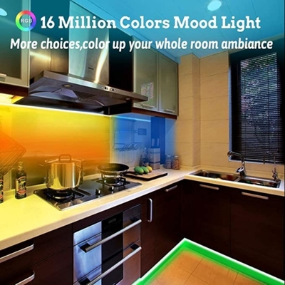 RF IP20 Flexible Rgb Led Strip Lights Kit 5m Remote 30W