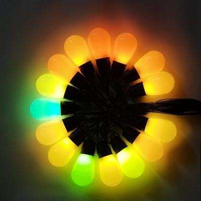 RGB Outdoor Bulb String Lights IP65 Weatherproof Commercial Hanging Lights