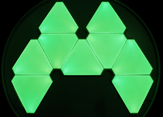 DIY LED Gaming Lights Triangle Remote Control Led Wall Night Light 24w