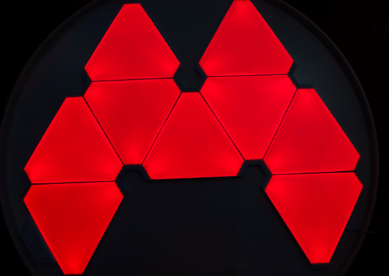 Dimming RGB Led Panel Lights Smart Triangle Modular Hexagon Splicing Rgb Lights