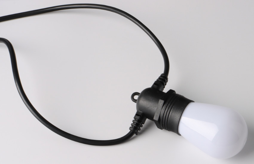 Outdoor Weatherproof Flexible Led Light String Hanging Sockets Perfect Patio Lights