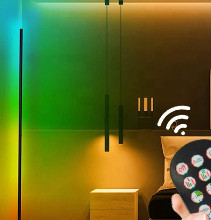 Modern Smart Led Floor Lamp RGB Floor Light Color Changing With Music Function