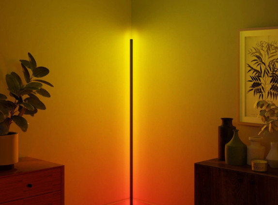 Color Changing Smart LED Floor Lamp Wireless App Controlled Rgb